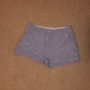 Blue and White Shorts